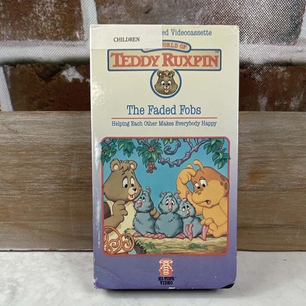 Hi-Tops Video The World of Teddy Ruxpin Vol 8: The Faded Fobs VHS 1987 NTSC - Picture 1 of 11
